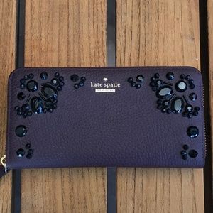Kate Spade Waller / beaded clutch NWT